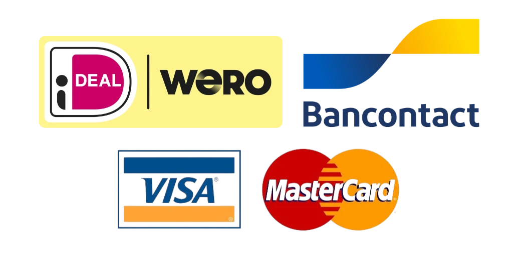 Veilig betalen met iDEAL, Wero, Bancontact, Visa en Mastercard