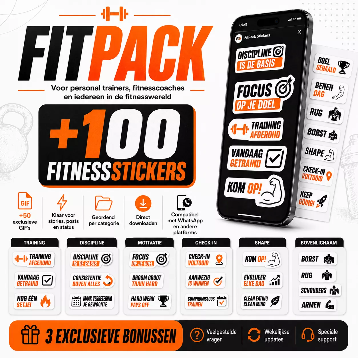 FitPack - 100+ Fitness Stickers